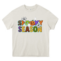 Cream spooky season Heavy Core Tee - CowGirlArtShop