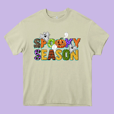 Spooky Season Heavy Core Tee Designed By Cowgirlartshop