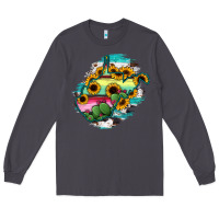 Smoke west virginia map sunflower cactus serape Long Sleeve Tee - RanaPortraitStore