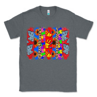 Charcoal Heather Autism brushstrokes Classic Tee - CowGirlArtShop