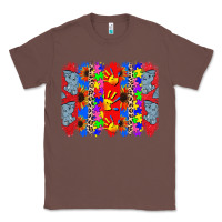 Chestnut Autism brushstrokes Classic Tee - CowGirlArtShop