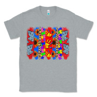 Heather Grey Autism brushstrokes Classic Tee - CowGirlArtShop