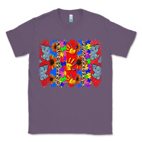 Lavender Autism brushstrokes Classic Tee - CowGirlArtShop