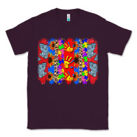 Plum Autism brushstrokes Classic Tee - CowGirlArtShop