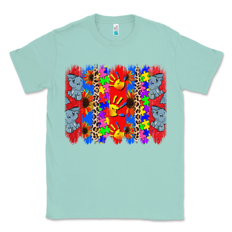 Autism Brushstrokes Classic Tee by CowGirlArtShop | Teevron