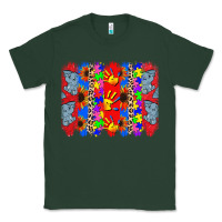 Sports Green Autism brushstrokes Classic Tee - CowGirlArtShop