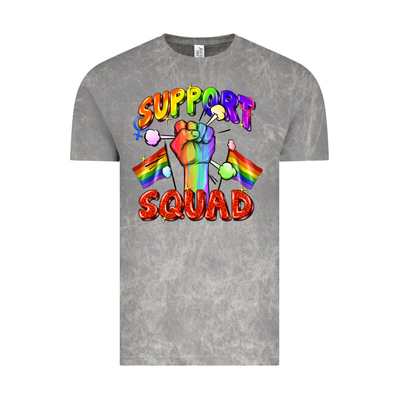 Support Squad Pride Vintage Tee by FaDigitalArtStudio | Teevron