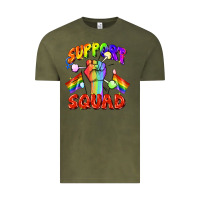 Vintage Olive support squad pride Vintage Tee - FaDigitalArtStudio