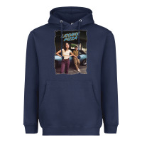 Navy licoric new pizza Heavyweight Hoodie - linhVisuals