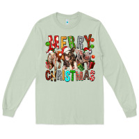 Matcha Merry christmas pigs Long Sleeve Tee - FaDigitalArtStudio