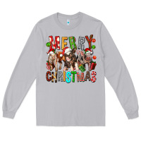 Moon Dust Merry christmas pigs Long Sleeve Tee - FaDigitalArtStudio