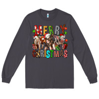 Smoke Merry christmas pigs Long Sleeve Tee - FaDigitalArtStudio