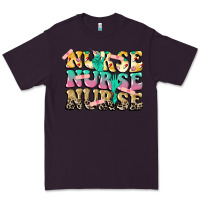 Plum Nurse Nurse Nurse Premium Tee - CowGirlArtShop