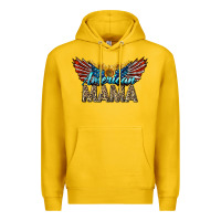 Lemon Western American Mama With Sunflowers Premium Hoodie - LillyAllenDesigns