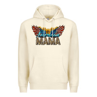 Sandshell Western American Mama With Sunflowers Premium Hoodie - LillyAllenDesigns