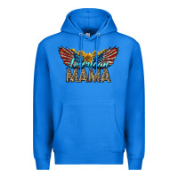 True Royal Western American Mama With Sunflowers Premium Hoodie - LillyAllenDesigns