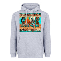 Heather Grey camp more worry less Heavyweight Hoodie - JahusDesignShop