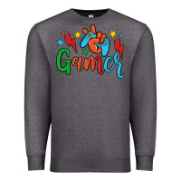 Charcoal Heather gamer Premium Sweatshirt - JahusDesignShop