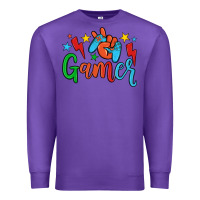 Purple gamer Premium Sweatshirt - JahusDesignShop