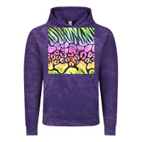 Cloud Purple neon rainbow safari seamless pattern Vintage Hoodie - BundleAndBundleShop