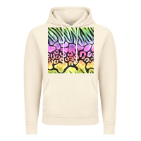Vintage Artic neon rainbow safari seamless pattern Vintage Hoodie - BundleAndBundleShop
