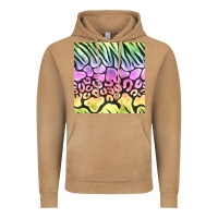 Vintage Camel neon rainbow safari seamless pattern Vintage Hoodie - BundleAndBundleShop