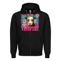 Black be my valentine with guarnsey Zipper Hoodie - AdoDesignShop