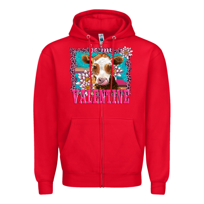 Be My Valentine With Guarnsey Zipper Hoodie by AdoDesignShop | Teevron