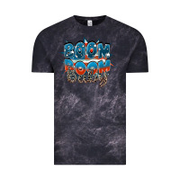 Cloud Black Boom boom baby Vintage Tee - FaDigitalArtStudio