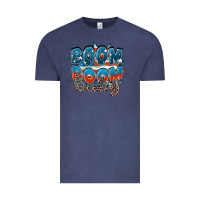 Vintage Denim Boom boom baby Vintage Tee - FaDigitalArtStudio