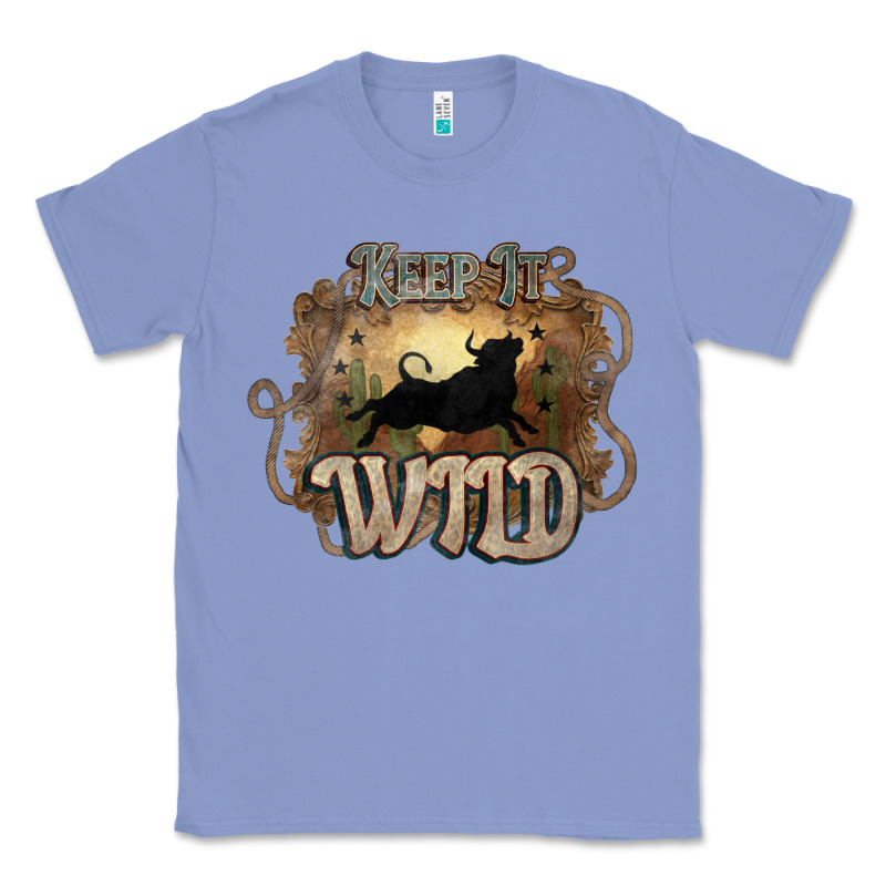 Keep It Wild Western Bull Classic Tee by HowdyJamesFarm | Teevron