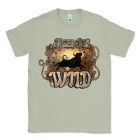 Matcha Keep it wild western bull Classic Tee - HowdyJamesFarm