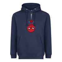 Navy the spider kids cartoon Heavyweight Hoodie - linhVisuals