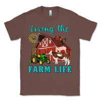 Chestnut western loving the farm life barn cow pig rooster tractor wind wheel Classic Tee - Artiststas