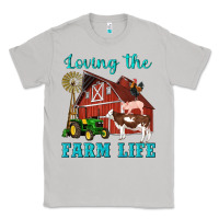 Moon Dust western loving the farm life barn cow pig rooster tractor wind wheel Classic Tee - Artiststas
