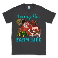 Smoke western loving the farm life barn cow pig rooster tractor wind wheel Classic Tee - Artiststas