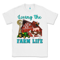 White western loving the farm life barn cow pig rooster tractor wind wheel Classic Tee - Artiststas
