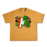Peanut Butter Irish flag shamrock St. Patricks Day Urban Heavy Tee - FaDigitalArtStudio