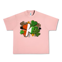 Salmon Irish flag shamrock St. Patricks Day Urban Heavy Tee - FaDigitalArtStudio