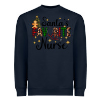 Navy santa's favorite nurse Heavyweight Sweatshirt - AdoDesignShop