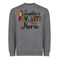 Storm santa's favorite nurse Heavyweight Sweatshirt - AdoDesignShop