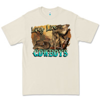 Bone Long live Cowboys boots hat Premium Tee - HowdyJamesFarm