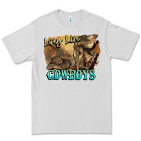Dove Grey Long live Cowboys boots hat Premium Tee - HowdyJamesFarm