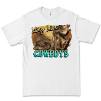 White Long live Cowboys boots hat Premium Tee - HowdyJamesFarm