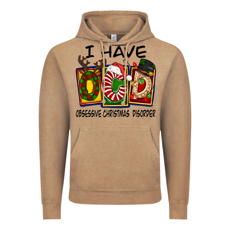 I Have Obsessive Christmas Disorder Vintage Hoodie by FaDigitalArtStudio | Teevron