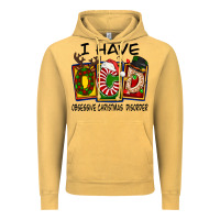 Vintage Mustard I Have Obsessive Christmas Disorder Vintage Hoodie - FaDigitalArtStudio