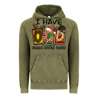 Vintage Olive I Have Obsessive Christmas Disorder Vintage Hoodie - FaDigitalArtStudio