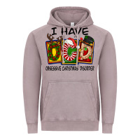 Vintage Zinc I Have Obsessive Christmas Disorder Vintage Hoodie - FaDigitalArtStudio