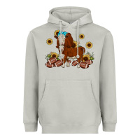 Football Hereford Sunflower Heavyweight Hoodie | Teevron