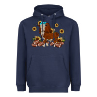 Navy football hereford sunflower Heavyweight Hoodie - JahusDesignShop